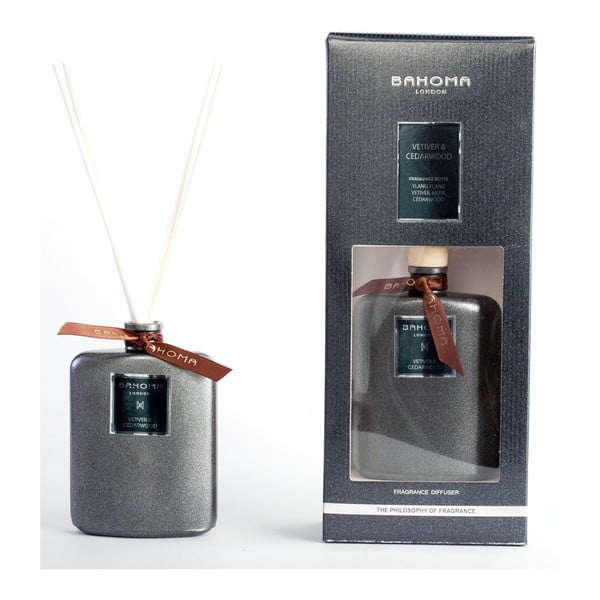Difuzor de parfum Bahoma London, aromă de lemn de cedru si vetiver, 100 ml