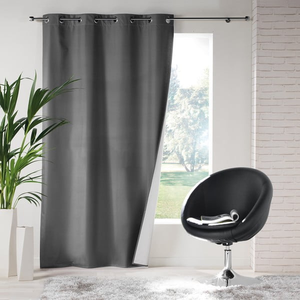 Draperie gri antracit termoizolantă 140x260 cm Icemount – douceur d'intérieur-image-2
