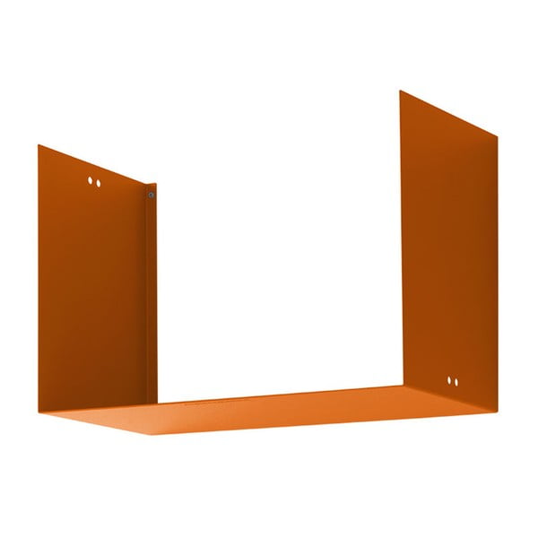 Raft metalic pentru perete Mi piace molto Geometric Medium, portocaliu