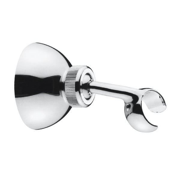 Suport pentru capul de duș argintiu lucios din alamă ø 6,5 cm – Sapho