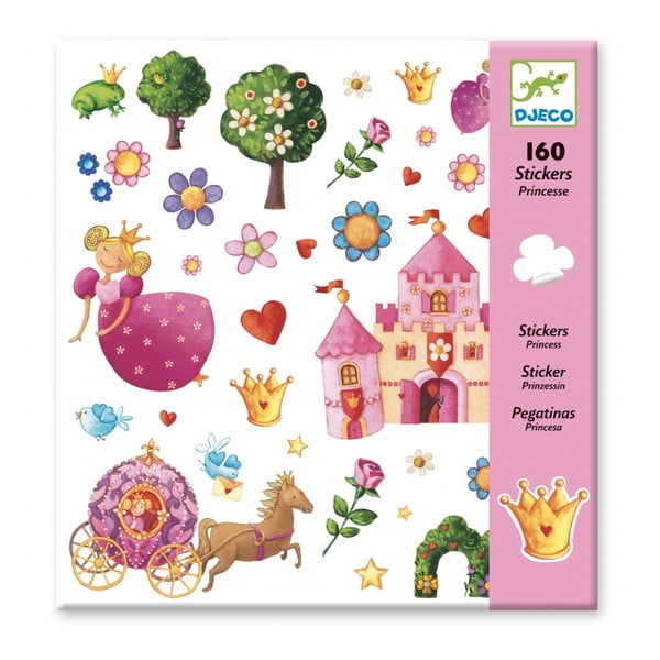 Stickere pentru copii Djeco „Prințesă”