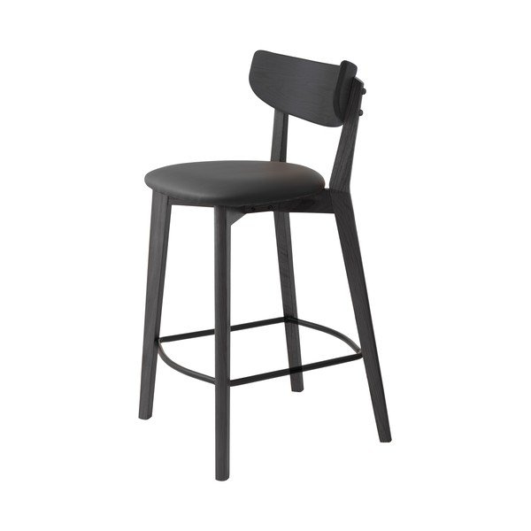 Scaun de bar negru (înălțime șezut 67 cm) Pero – Unique Furniture-image-2