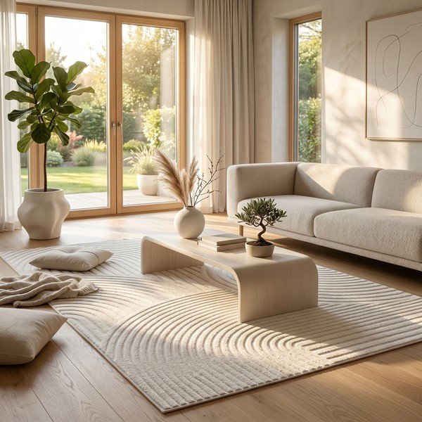 Covor crem 120x170 cm Whirl – ESTE-image-1