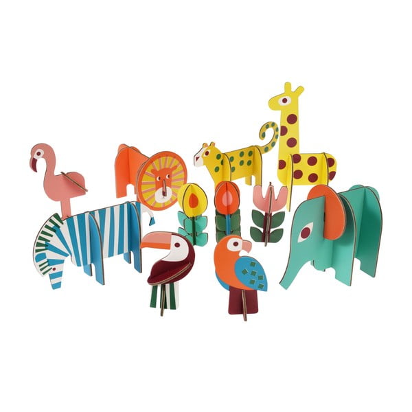 Joc de pliere din lemn Wild Wonders - Rex London-image-2