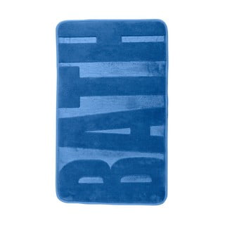 Covor baie cu spumă de memorie Wenko, 80 x 50 cm, albastru