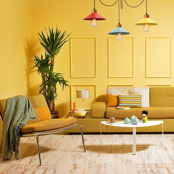 Lustră cu abajur din metal ø 114 cm Manavgat – Opviq lights-image-1