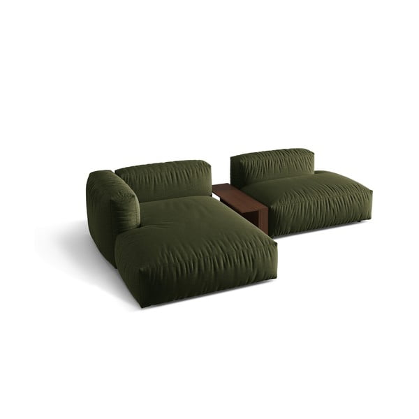 Colțar modular verde (cu colț pe partea stângă ) Martina – Micadoni Home-image-2
