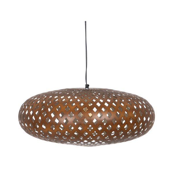 Lustră aurie cu abajur din metal ø 56 cm – Ixia