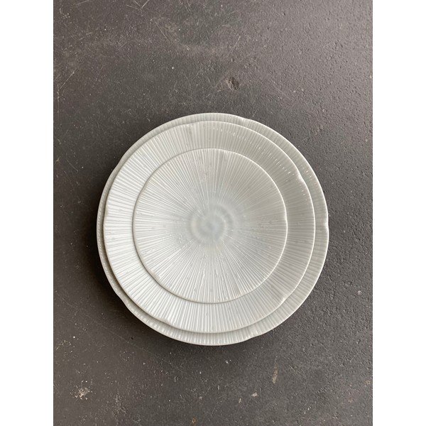 Farfurie pentru paste din ceramică albastru deschis ø 24,5 cm ICE WHITE - MIJ-image-4