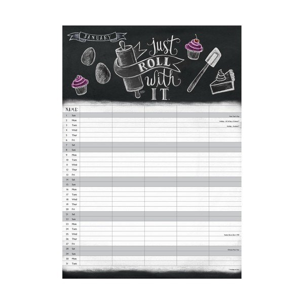 Calendar de familie A3 kalendář Portico Designs Lily & Val-image-2