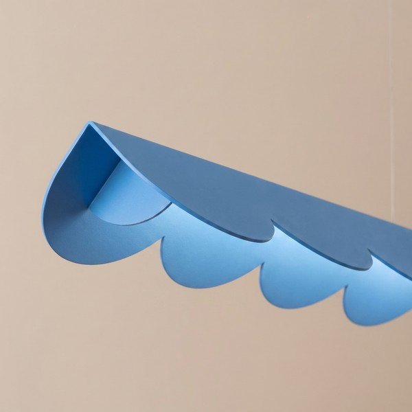Lustră albastru-deschis LED din aluminiu BISCUIT – Thoro-image-2