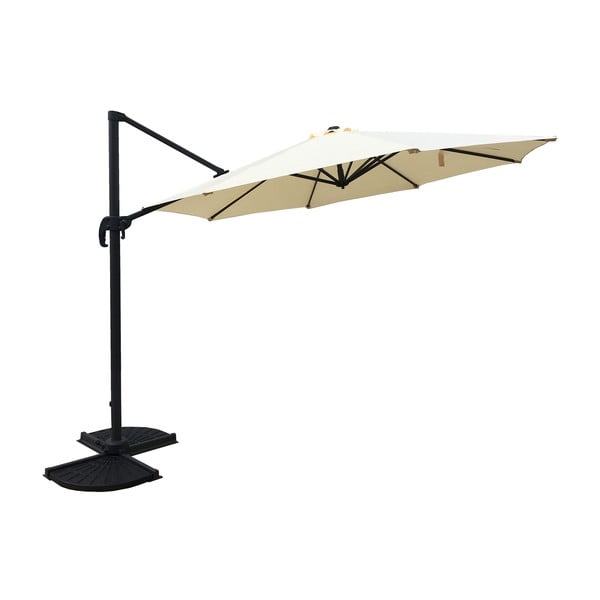 Umbrelă de soare crem 300x300 cm Deluxe – Garden Pleasure-image-1
