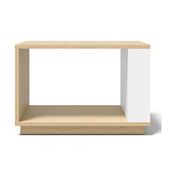 Măsuță auxiliară cu aspect de lemn de stejar 70x40 cm Ella - TemaHome