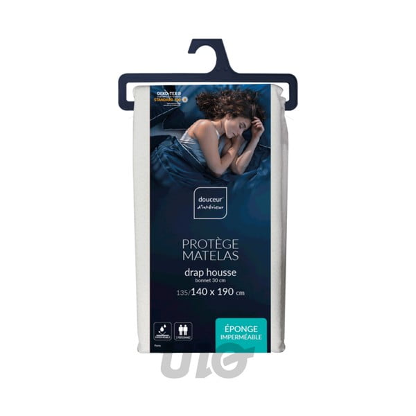 Protecție pentru saltea 140x190 cm Ponny – douceur d'intérieur-image-1