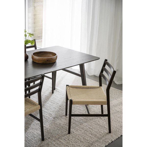 Scaune de dining natural /maro închis 2 buc. Harlan – Rowico-image-1