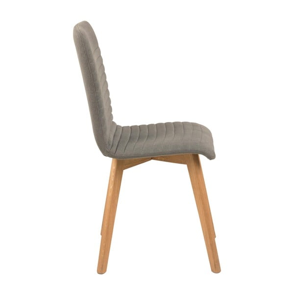 Set 2 scaune Actona Arosa, gri deschis-image-1