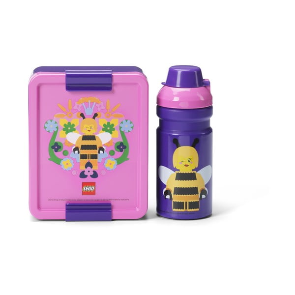 Cutie de gustări pentru copii cu sticlă Bee – LEGO®