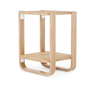Măsuță auxiliară din lemn masiv de eucalipt 38x42 cm Bellwood – Umbra