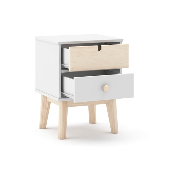 Noptieră de copii albă Estefania – Marckeric-image-4