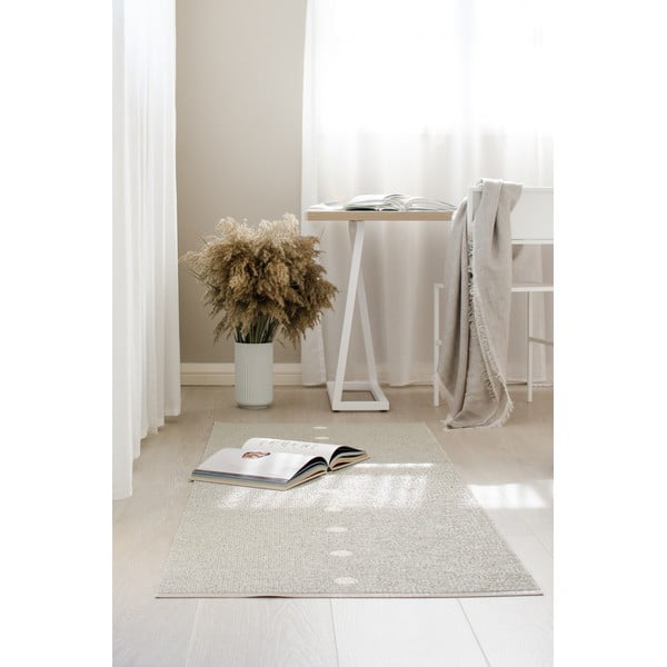 Covor pentru exterior și interior bej/crem 70x60 cm Peg Linen Vanilla – Pappelina-image-1