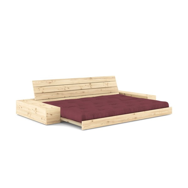 Canapea burgundy extensibilă 244 cm Base – Karup Design-image-4