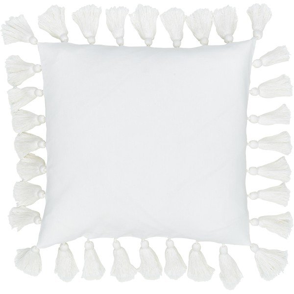 Față de pernă decorativă din bumbac Westwing Collection Shylo, 40 x 40 cm, alb