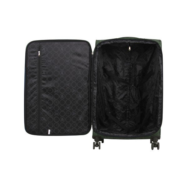 Troler cu 4 roți Lulucastagnette Teddy Bear, 71 l, verde-image-3