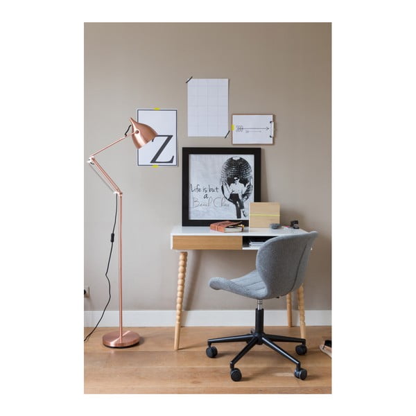 Scaun birou Zuiver OMG, gri-image-2