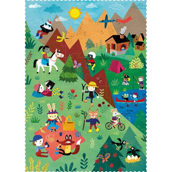 Puzzle cu 2 fețe Londji Lets go to, 36 piese-image-1