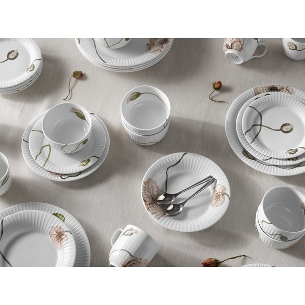 Bol din porțelan Kähler Design Hammershøi Poppy, ø 12 cm, alb-image-4
