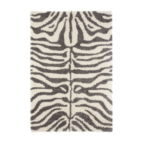 Covor gri - bej 290x200 cm Striped Animal - Ragami