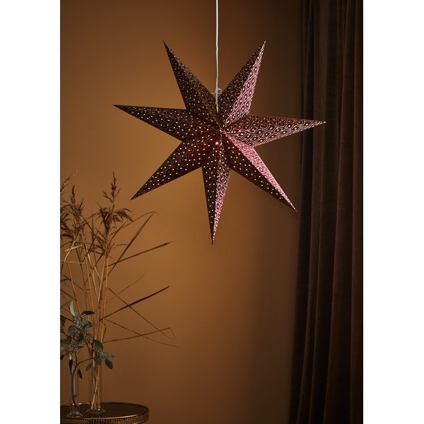 Decorațiune luminoasă de Crăciun burgundy suspendată Baroque – Markslöjd-image-1