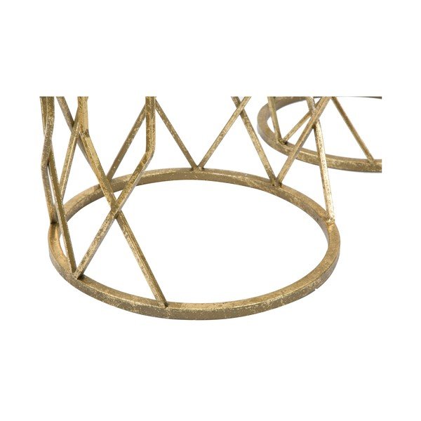 Măsuțe auxiliare rotunde cu blat din sticlă 3 buc. ø 32 cm Tunisi – Mauro Ferretti-image-4