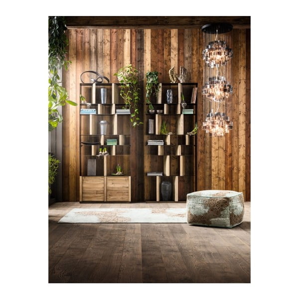 Bibliotecă din lemn de pin reciclat Kare Design Storm-image-4