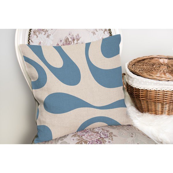 Față de pernă 43x43 cm Blue Latte – Mila Home-image-1