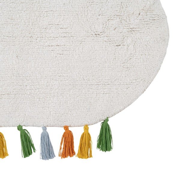 Covor pentru copii alb din bumbac 90x150 cm Cloud – Ixia-image-4