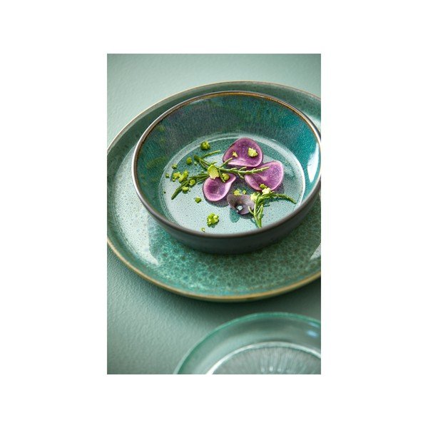 Bol mic verde/negru din gresie Gastro Green/Black – Bitz-image-3