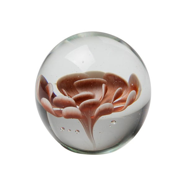 Decoraţiune din sticlă cu floare maro BePureHome Botanics