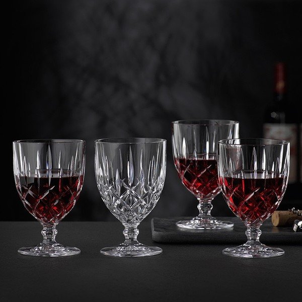 Set 4 pahare din sticlă cristalină Nachtmann Noblesse Goblet Tall, 350 ml-image-1
