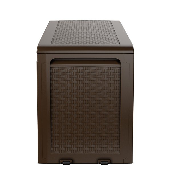 Cutie de depozitare pentru grădină maro închis din plastic Samoa – Keter-image-3