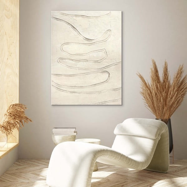 Tablou pictat manual 88x118 cm Track The Line – Malerifabrikken-image-1