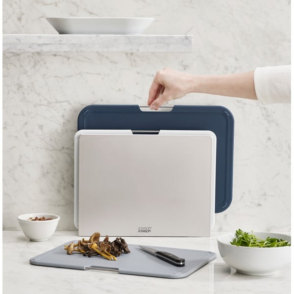 Set 3 tocătoare cu suport Joseph Joseph Nest, 35,5 x 26 cm-image-1