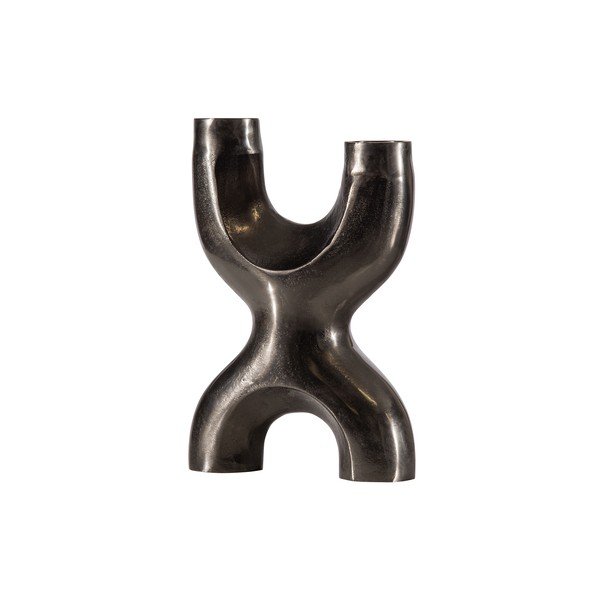 Suport metalic pentru lumânare WOOOD Don X, negru-image-2