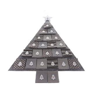 Calendar Advent textil de agățat Dakls Tree, lungime 78 cm