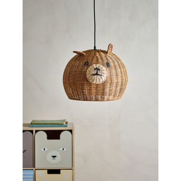 Abajur pentru copii maro ø 40 cm Lilu – Bloomingville Mini-image-1