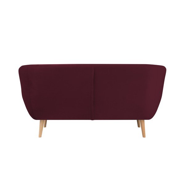 Canapea cu 2 locuri Mazzini Sofas BENITO, roșu-image-1