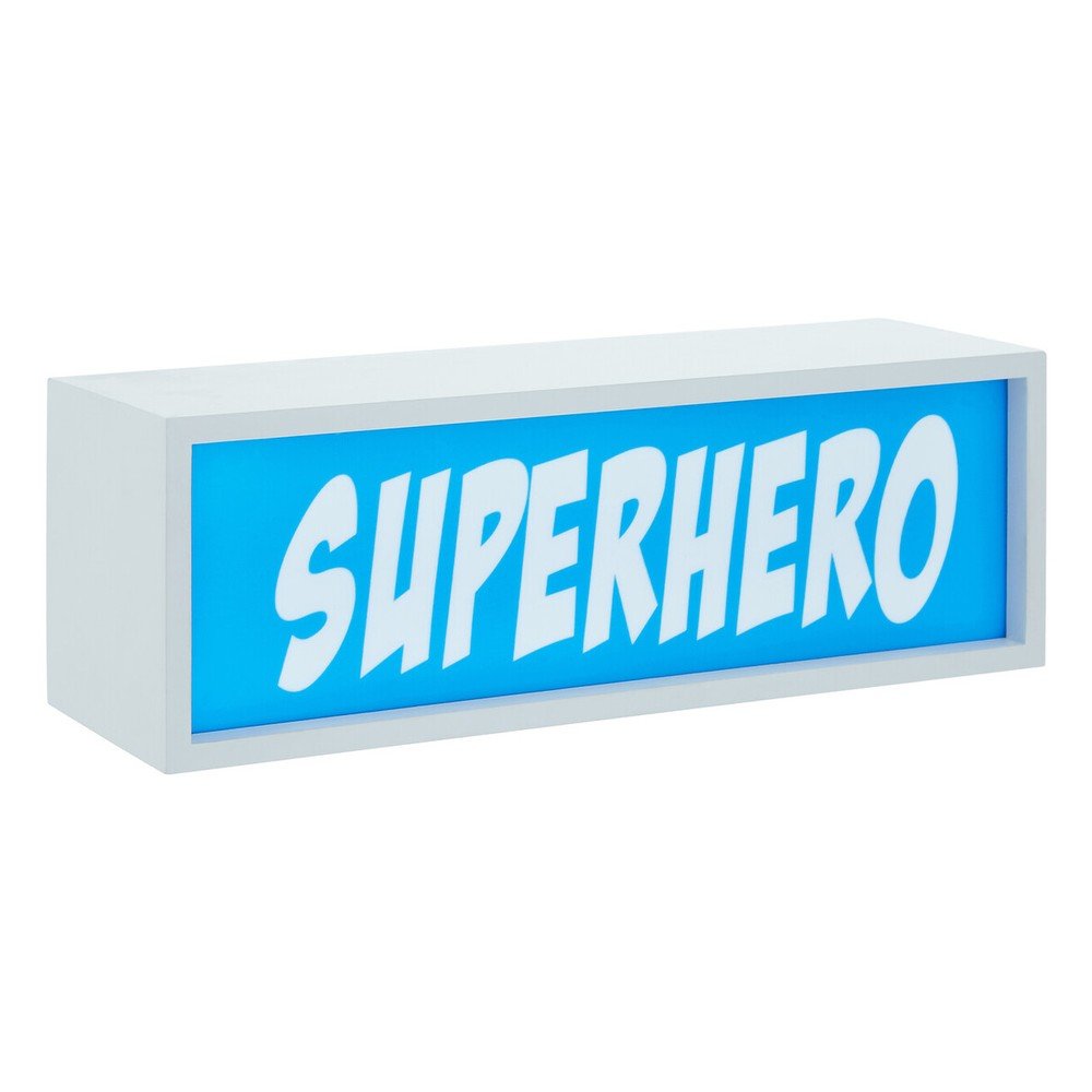 Decorațiune luminoasă albastră cu baterii Superhero – Premier Housewares