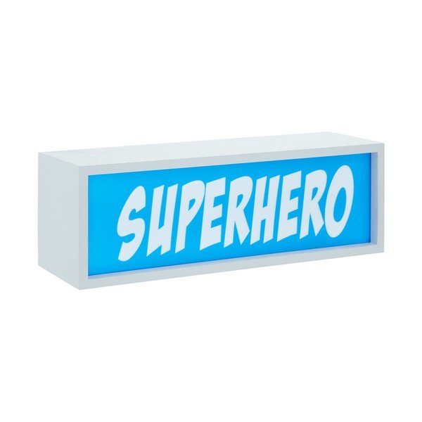 Decorațiune luminoasă albastră cu baterii Superhero – Premier Housewares