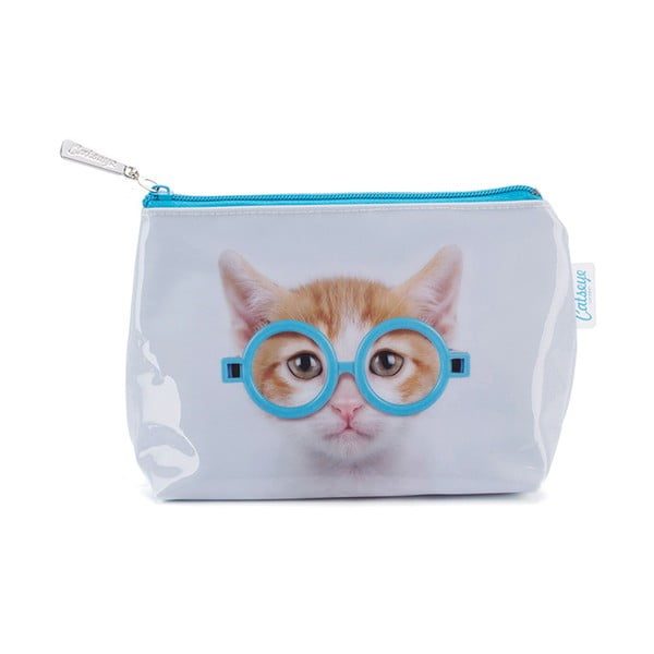Geantă mică pentru cosmetice Glasses Cat 