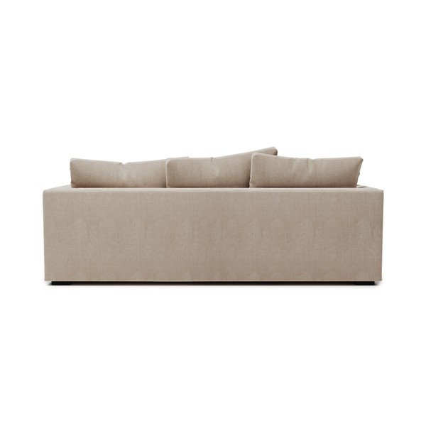 Canapea din catifea reiată crem 220 cm Comfy - Scandic-image-2